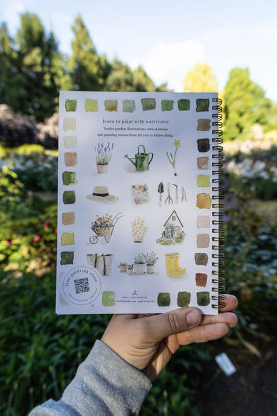 Emily Lex Watercoloring Book - Garden