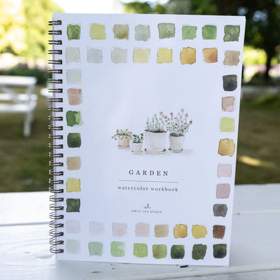 Emily Lex Watercoloring Book - Garden