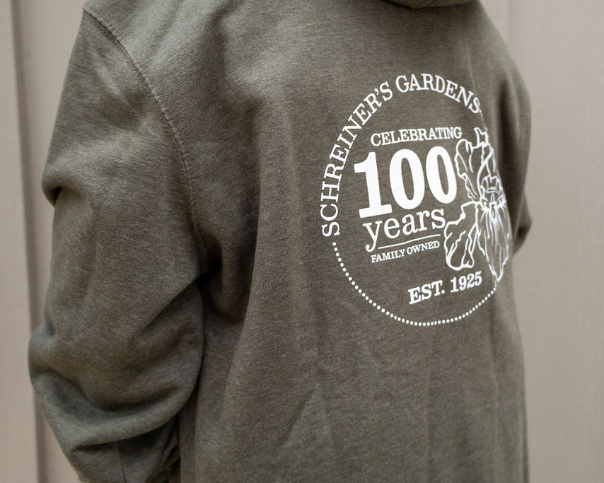 Apparel: Centennial Hooded Sweatshirt - Olive Green