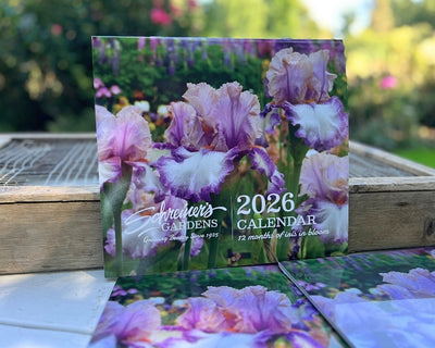 2026 Wall Calendar - 12 months of Iris in Bloom