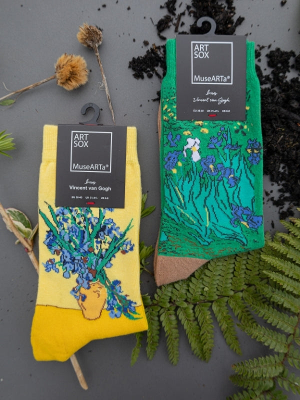 Van Gogh Socks Yellow