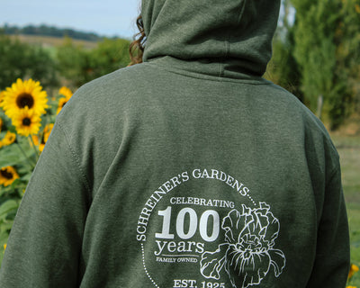 Apparel: Centennial Hooded Sweatshirt - Olive Green