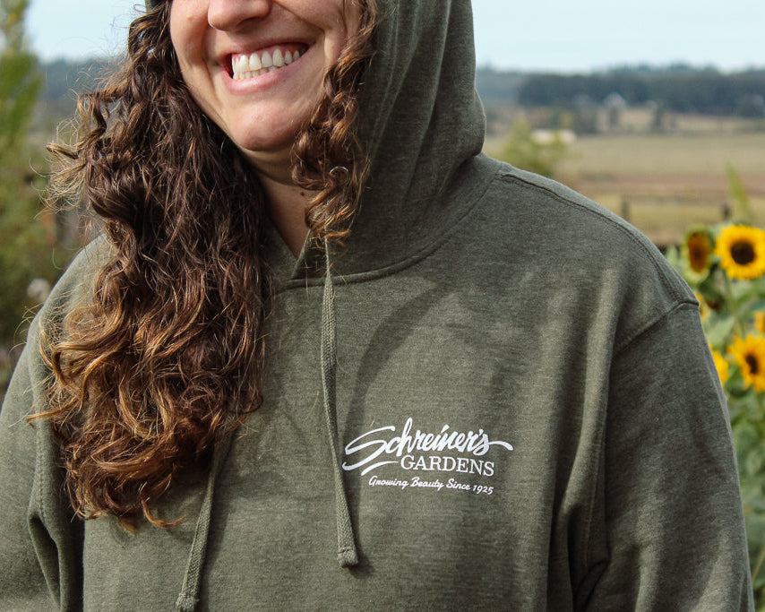 Apparel: Centennial Hooded Sweatshirt - Olive Green