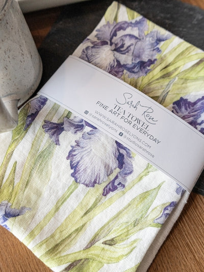 Iris Tea Towel