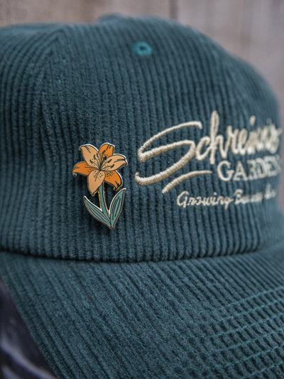 Enamel Daylily Pin