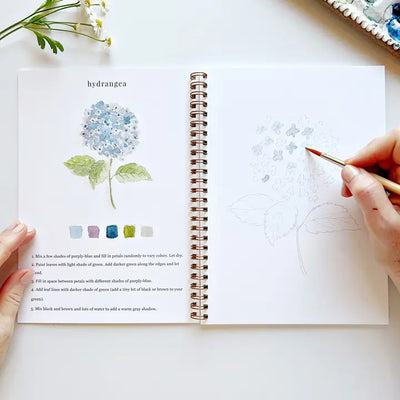 Art: Emily Lex Watercolor Book - Flowers