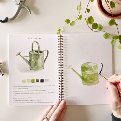 Art: Emily Lex Watercoloring Book - Garden