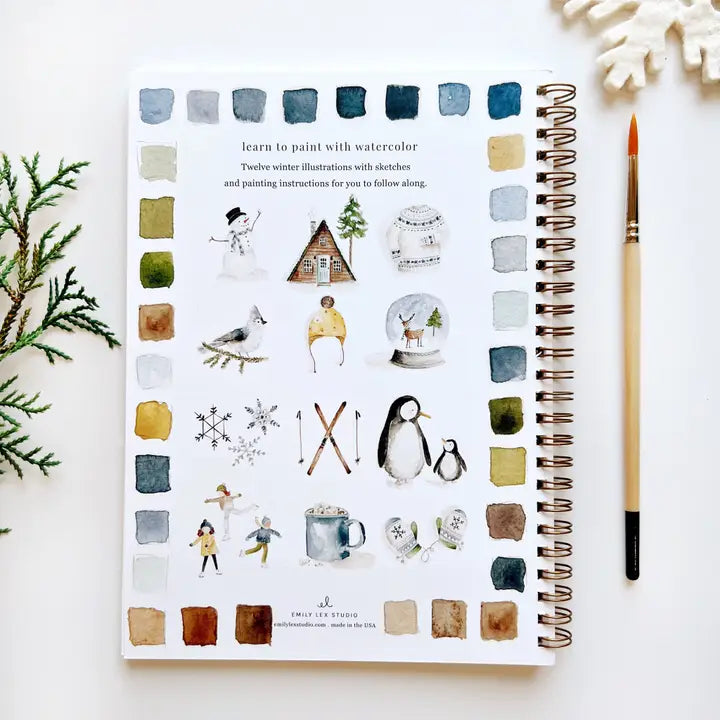 Art: Emily Lex Watercolor Book -Winter