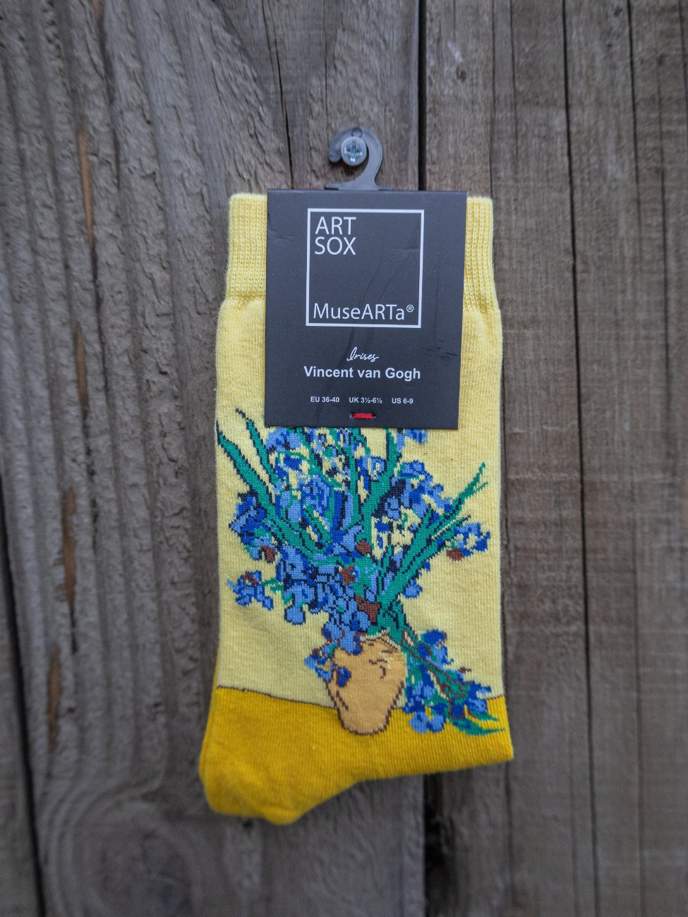 Van Gogh Socks Yellow