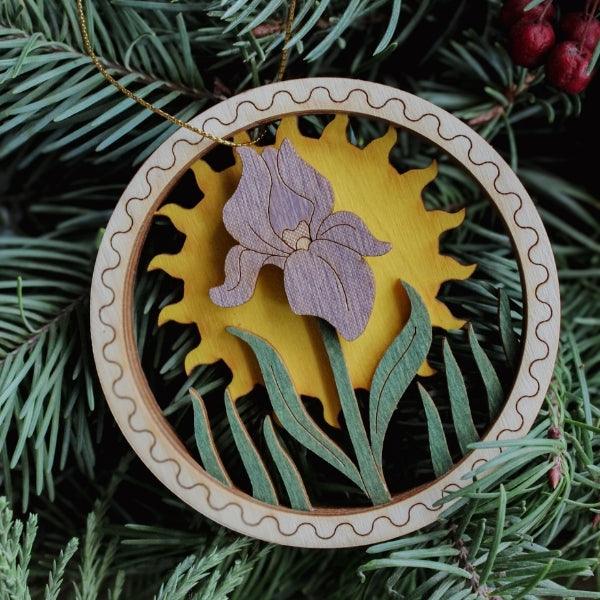 Ornament - Layered Iris
